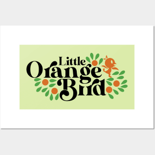 Little Orange Bird Posters and Art